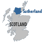 Location of Sutherland within Scotland