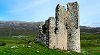 The ruins of Ardvreck Castle from the other side